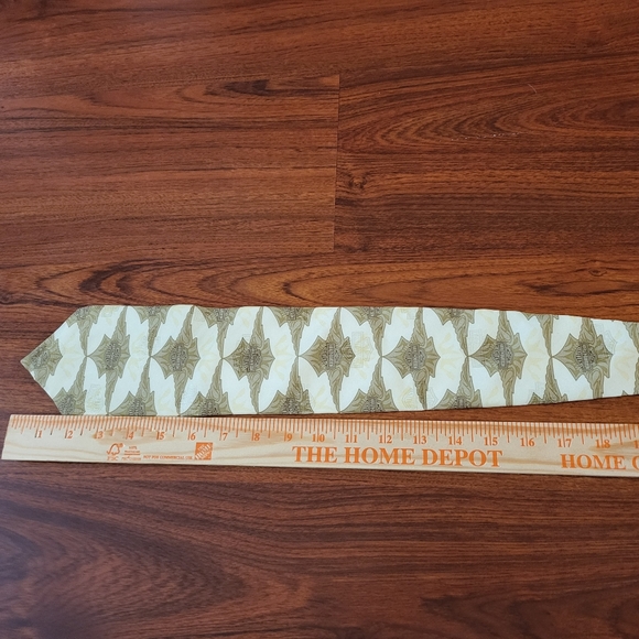 Harley Davidson Silk Tie Cream and nude Ralph Marlin & Co - Picture 8 of 12